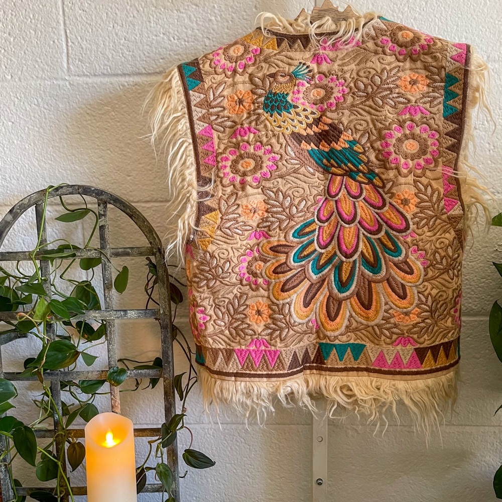 NWT Spell Rue Embroidered Vest